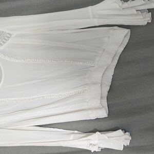Express White Women's Western Blouse-S